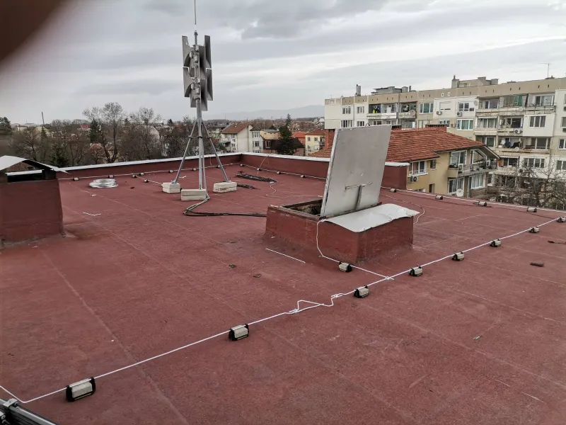 Гръмоотвод за халета и складове